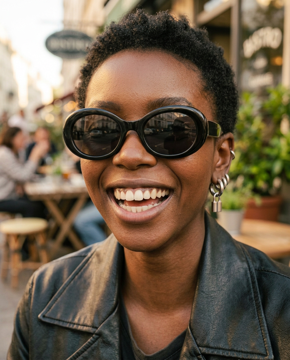 Woman wearing A Better Èra sunglasses