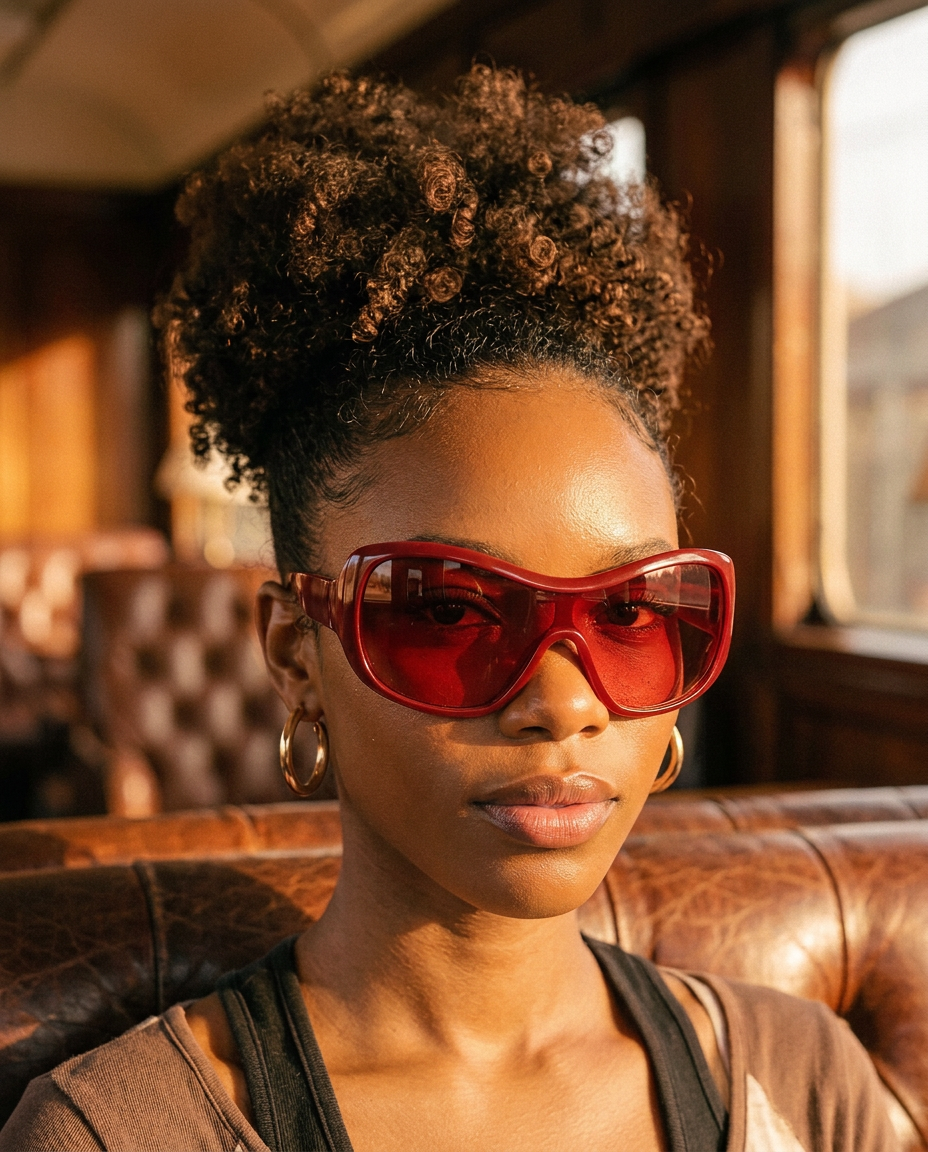 Woman wearing A Better Èra sunglasses